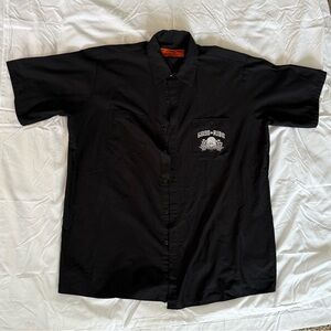 Red Kap XL Good Ride Button Up Tee